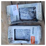 2 STIHL 18' CHAIN SAW CHAIRS