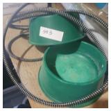 2 HEATED WATER BOWLS, TOTE