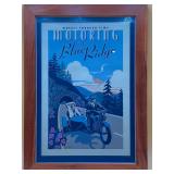 Framed 12x18" Motoring The Blue Ridge Print
