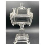 Vintage Glass Footed Compote