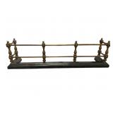 Marble And Brass Fireplace Fence