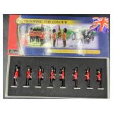 W. Britain Scots Guards Officer & Guardsmen...