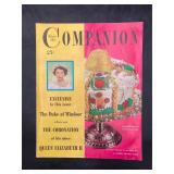 1953 Companion Magazine Queen Elizabeth II...