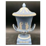 Wedgwood Blue Jasperware Neoclassical Campana...