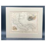 Antique 1851 John Tallis Isthmus Of Panama Map