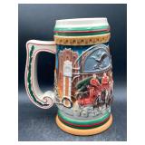 Budweiser 1997 'Home for the Holidays' Beer Stein