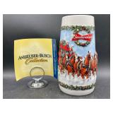 Budweiser 2009 Holiday Beer Stein With...