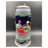 Gerz Oktoberfest Themed Ceramic Beer Stein