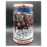 Budweiser 1989 Holiday Beer Stein