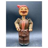 Vintage ANRI Hand-Carved Mechanical Bottle...