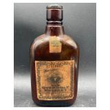 Vintage Old Overholt Glass Whiskey Bottle