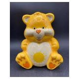 Vintage Care Bears Funshine Bear Ceramic Coin Bank