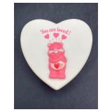 Vintage Care Bears You Are Loved' Trinket Box
