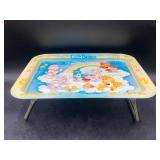 Vintage 1980s Care Bears Metal Folding TV Tray
