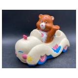 Vintage Care Bears Tenderheart Bear Cloud Car Toy