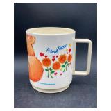 Vintage Care Bears Friend Bear Plastic Coffee Mug