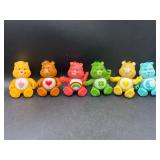 Vintage Care Bears Poseable Figures, Set of Six