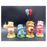 Vintage Care Bears Ceramic Cake Toppers, Set of...
