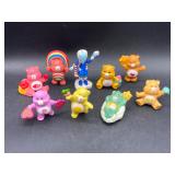 Vintage Care Bears 2' PVC Figurines, Set of Nine