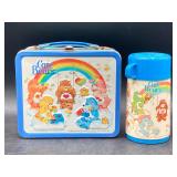 Vintage Care Bears Metal Lunch Box and Thermos Set