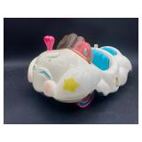 Vintage 1980s Care Bears Cloud Mobile Toy Car
