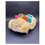 Vintage Care Bears Cloud Mobile Toy Car