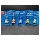 Vintage 1985 Care Bear Cousins Keychains, Set...