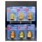 1983 Care Bears Keychain Set, Set of Six in...