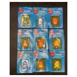 Vintage Care Bear Cousins Magnets, Set of Nine...
