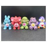 Vintage Care Bears Cousins Poseable Figurines,...