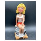 Vintage Hooters Girl Bobblehead Figure