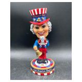 Uncle Sam 'Let Freedom Ring' Bobblehead Figurine