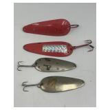 4 Spoon Fishing Lures