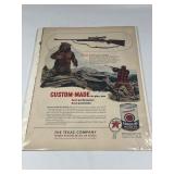 1950 Texaco Custom-Made Havoline Motor Oil Bear Ad