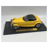 Anson Yellow Plymouth Prowler 1/18th Scale