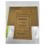 1922 Winchester Rifles and Shotguns Retail Price