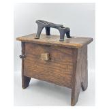 Antique Portable Shoe-Shine Stand