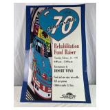 Chris Trickle Rehabilitation Fundraiser Sign.