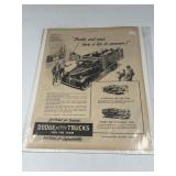 1947 Dodge Advertisement