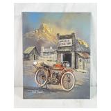 Indian Motorcycle Navajo Cycle Shop Tin Sign