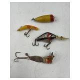 4 Vintage Fishing Lures