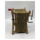Vintage Wooden Countertop Yarn Winder