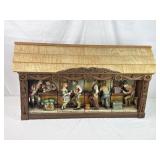 1970s Lionstone Whiskey Decanter Set 34.5In Long