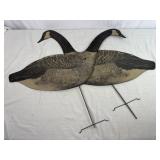 Pair of Vintage Fold-Up Cardboard Duck Decoys