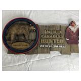 Seagramï¿½s Canadian Hunter Wall Plaque