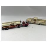 Pair of Vintage Texaco Model Trucks