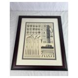 The Tools of Gold Framed Art Print