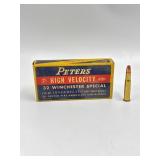 Peters High Velocity .32 Winchester Special QTY,20