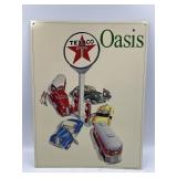 Texaco Oasis Tin Sign