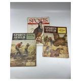 1953/1954 Sports Afield Magazines & 1955 Sports